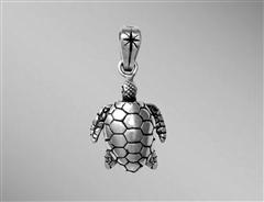 Sea turtle pendant.  Arista.                                                                                                                                                                                                                              