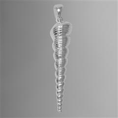 Screw turritella shell pendant.                                                                                                                                                                                                                           