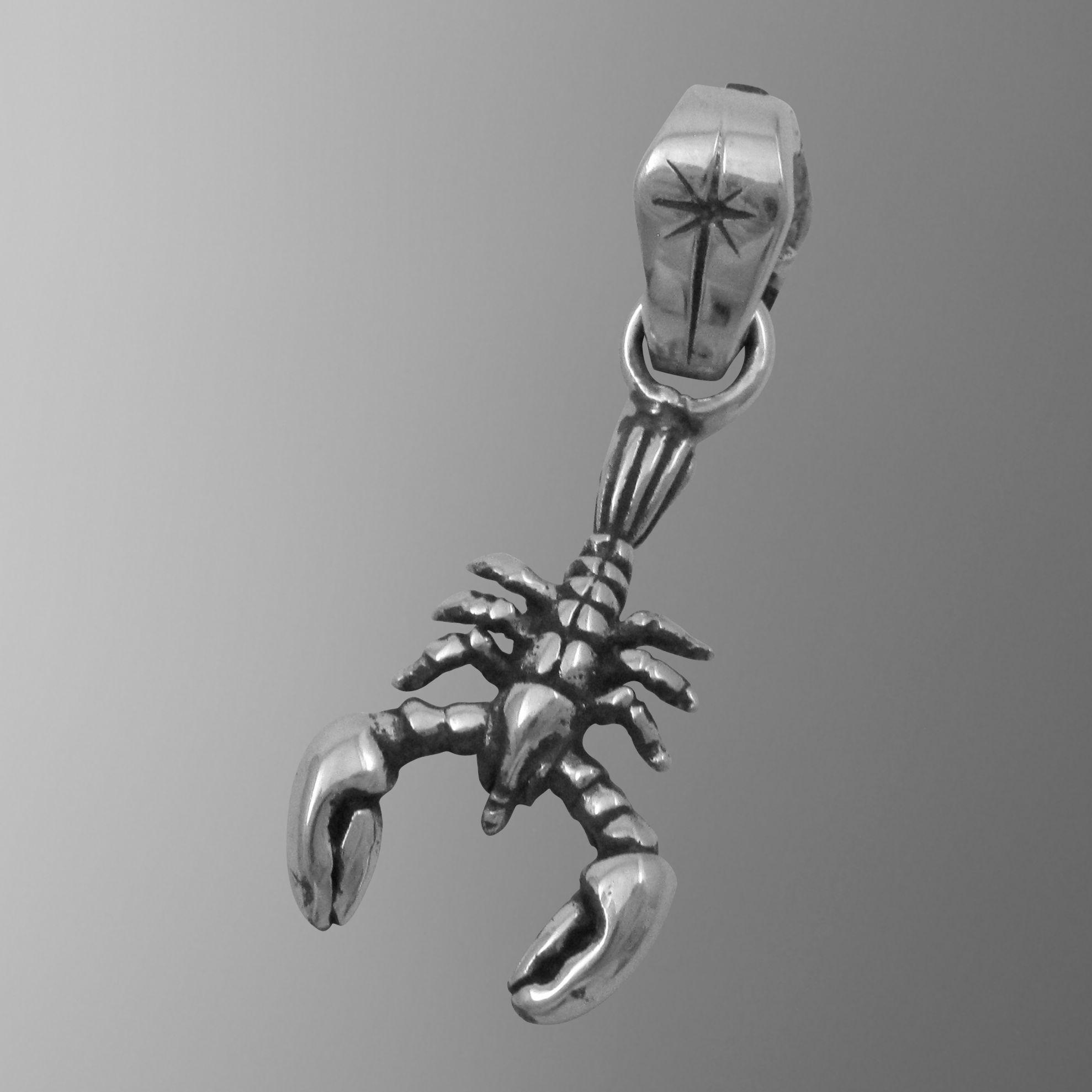 Silver lobster pendant.                                                                                                                                                                                                                                   