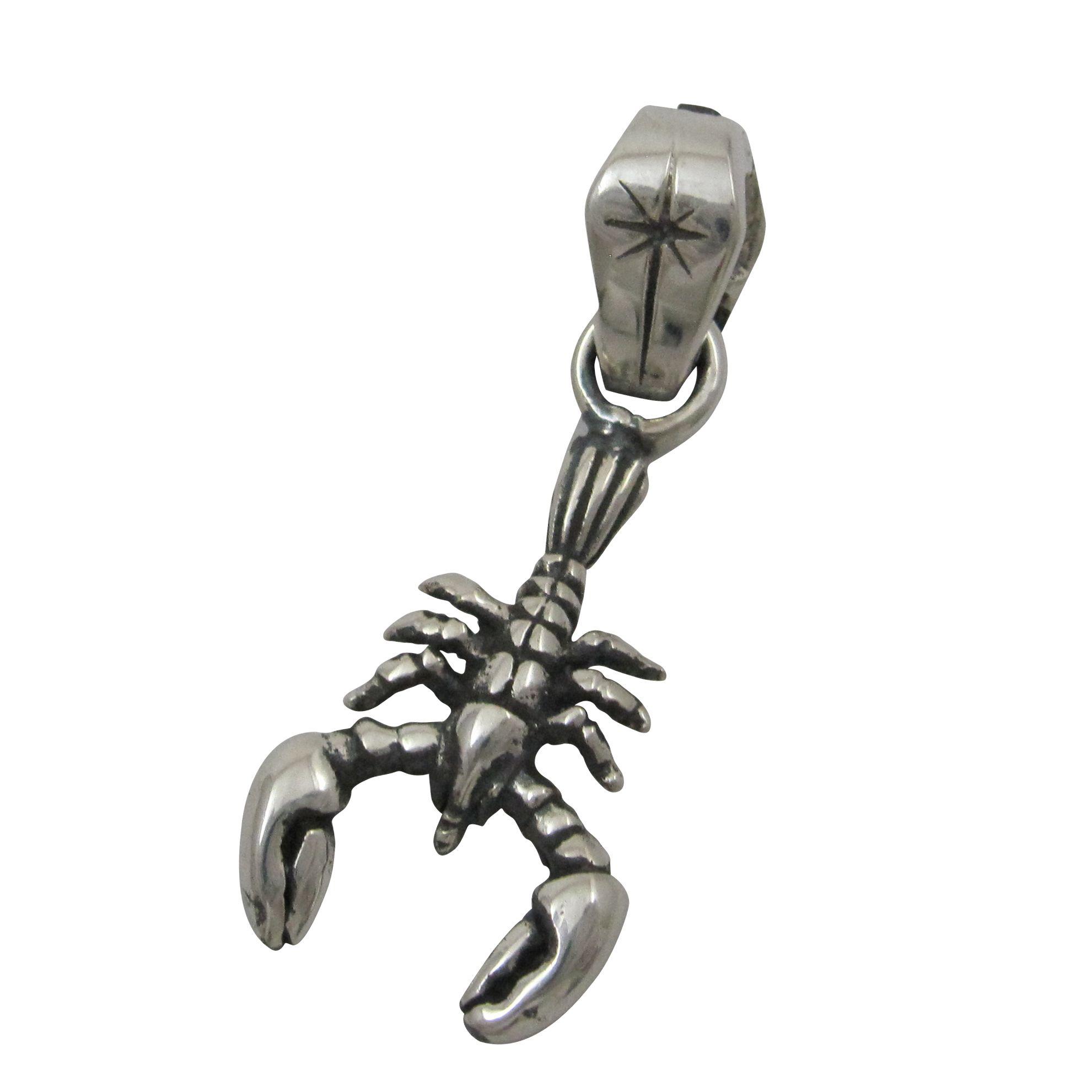 Silver lobster pendant.                                                                                                                                                                                                                                   